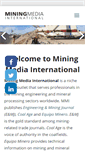 Mobile Screenshot of mining-media.com