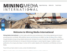Tablet Screenshot of mining-media.com